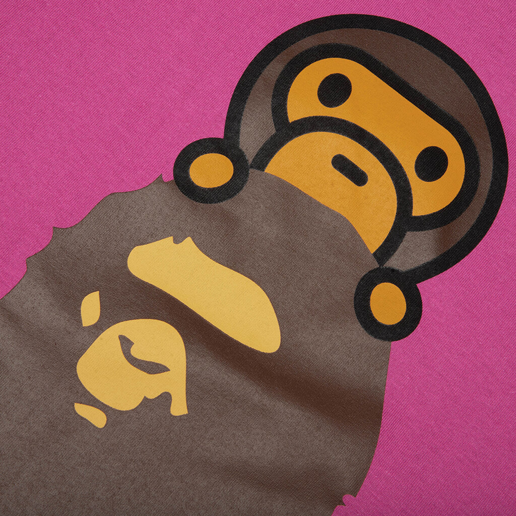 Milo On Ape Head Tee - Pink - Image 3
