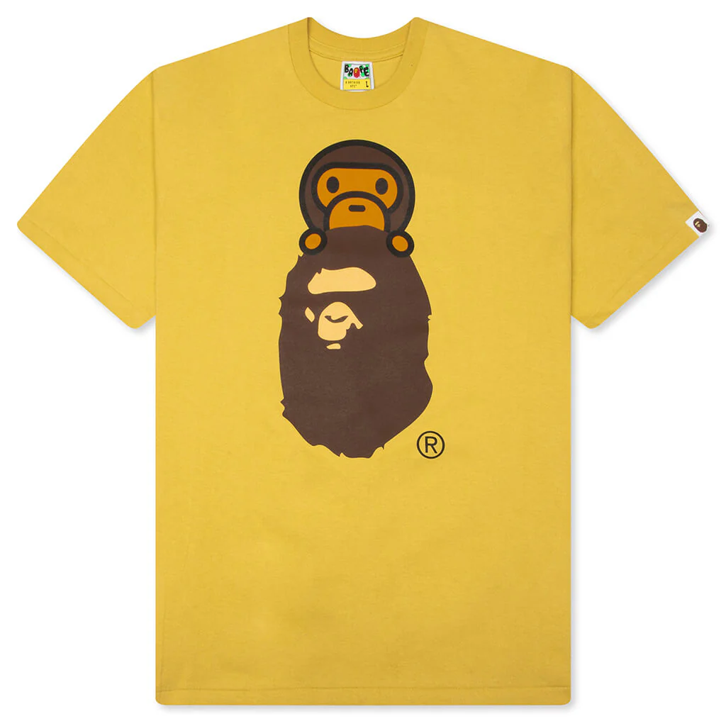 Milo On Ape Head Tee - Yellow