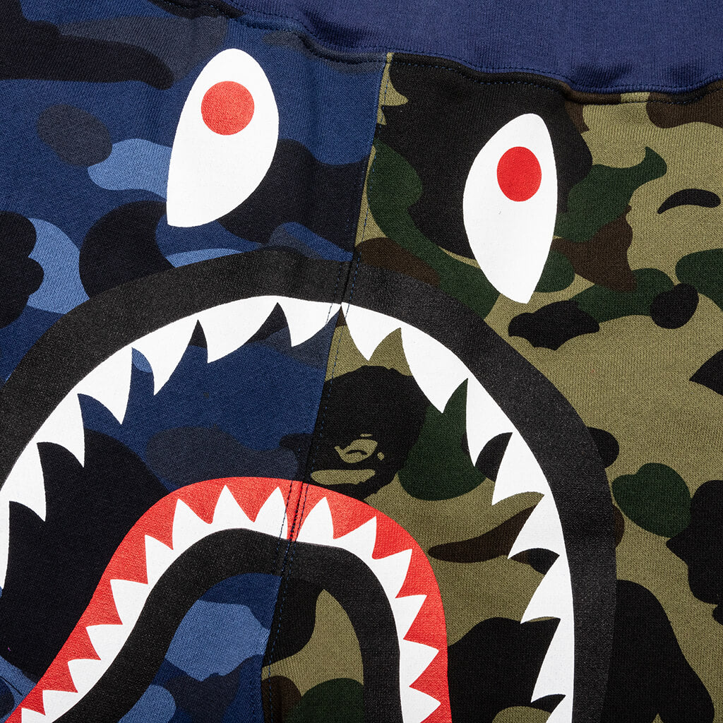Mix Camo Crazy Sweat Shorts - Multi - Image 4