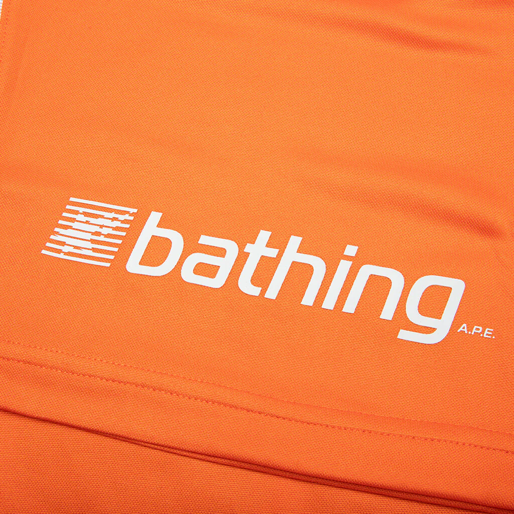 Multi Logo Relaxed Fit Soccer Jersey - Orange - Image 3