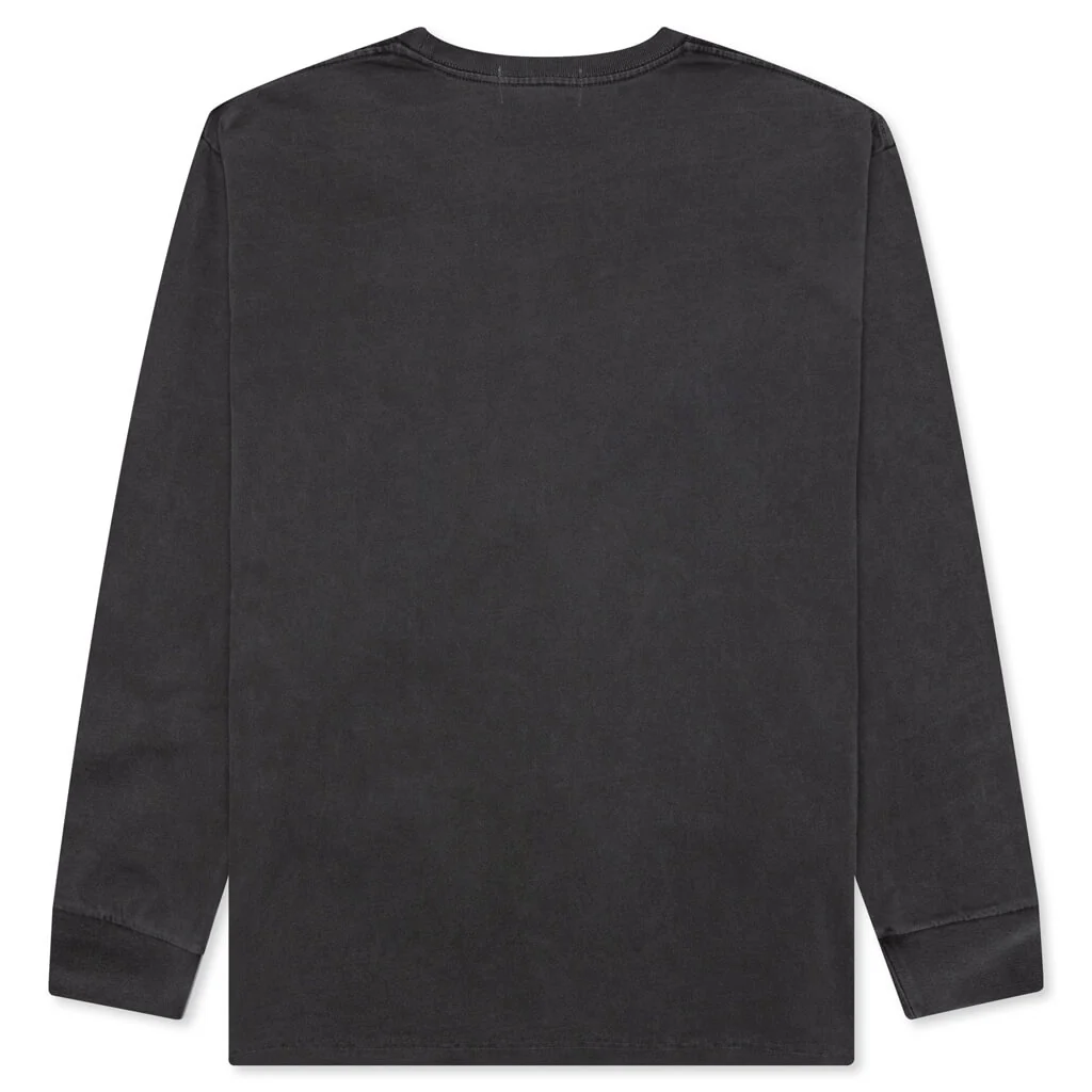 Overdye College L/S Tee - Black - Image 2
