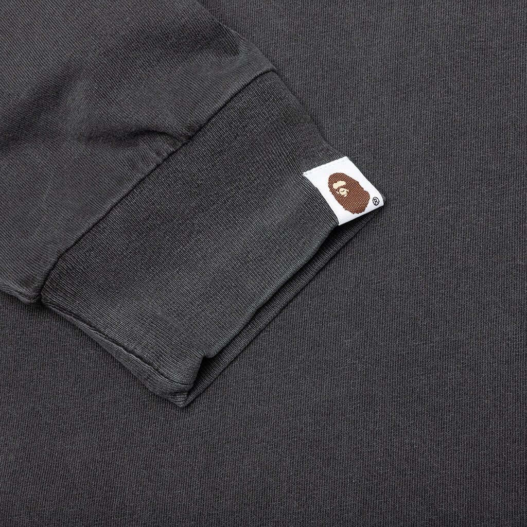 Overdye College L/S Tee - Black - Image 3