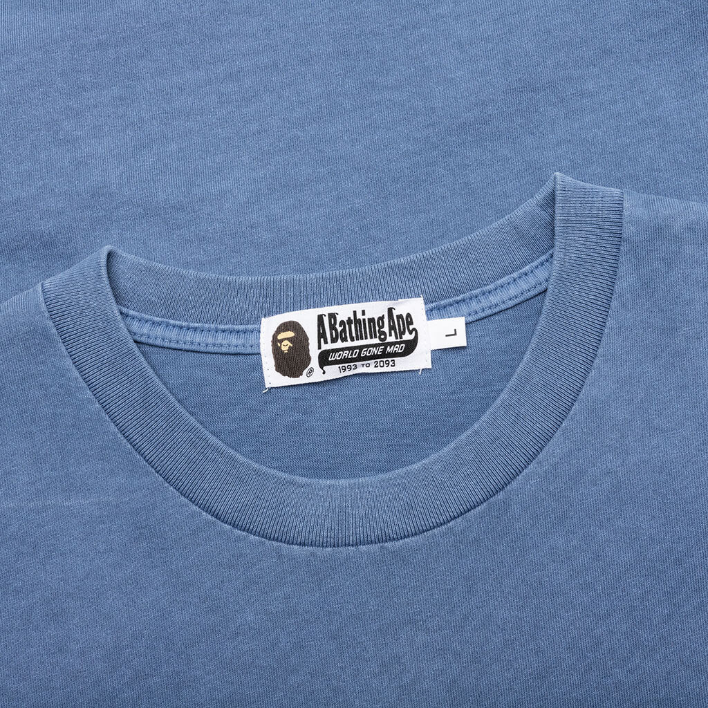 Pigment Dyed College Relaxed Fit Tee - Navy - Image 4