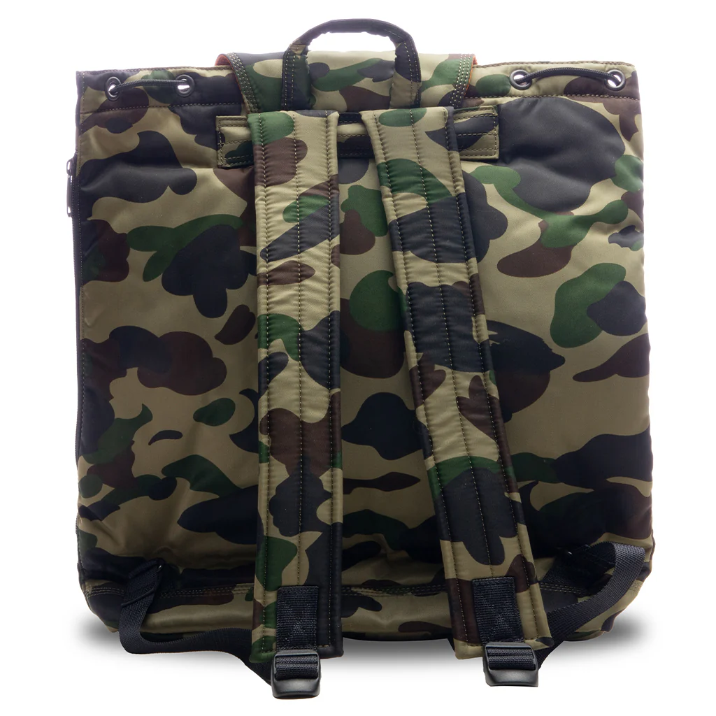 A Bathing Ape x Porter 1st Camo Rucksack - Green - Image 2