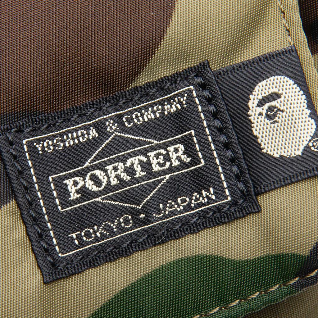 A Bathing Ape x Porter 1st Camo Rucksack - Green - Image 3