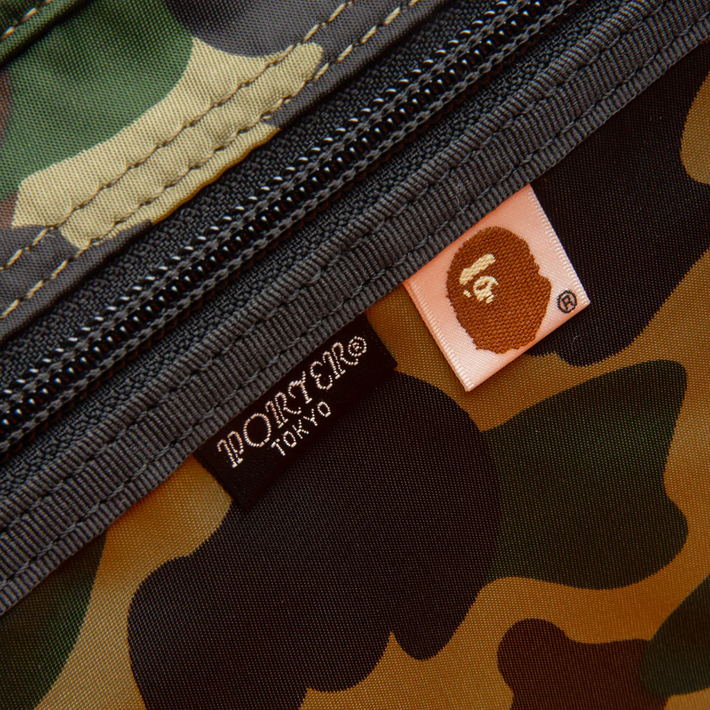 A Bathing Ape x Porter 1st Camo Rucksack - Green - Image 5