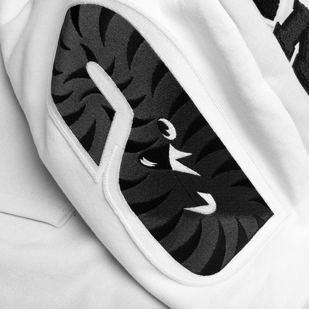 Shark Full Zip Hoodie #1 - Gray - Image 5