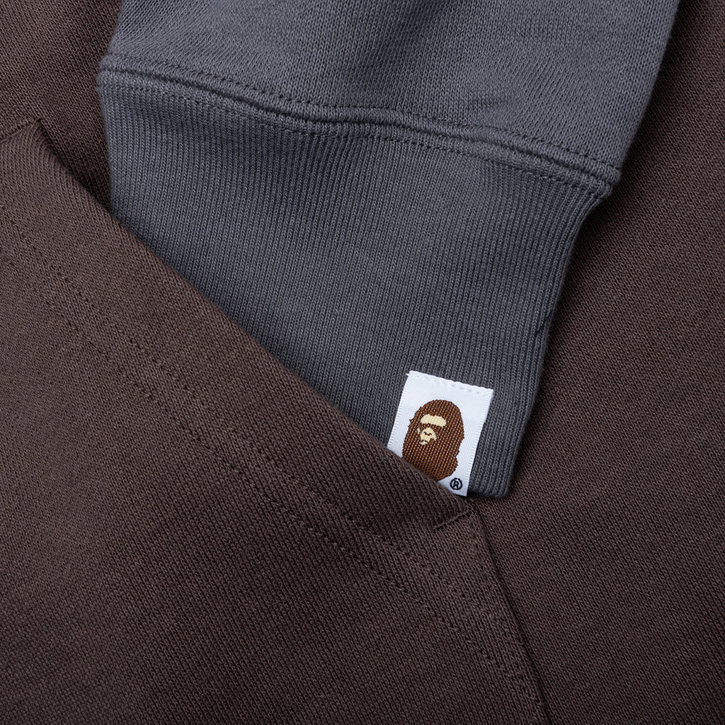 Shark Full Zip Hoodie #2 - Beige - Image 5