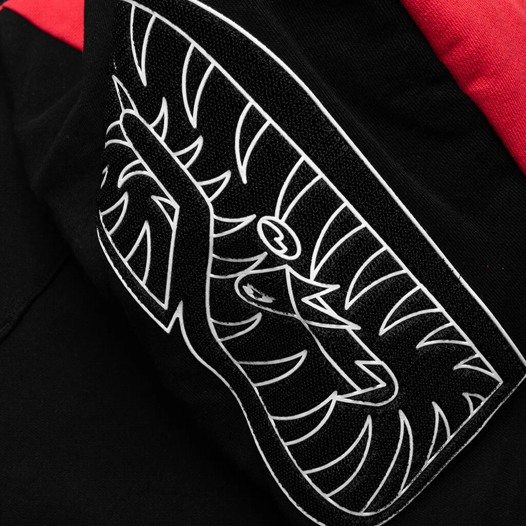 Shark Full Zip Hoodie United Arab Emirates - Black - Image 4