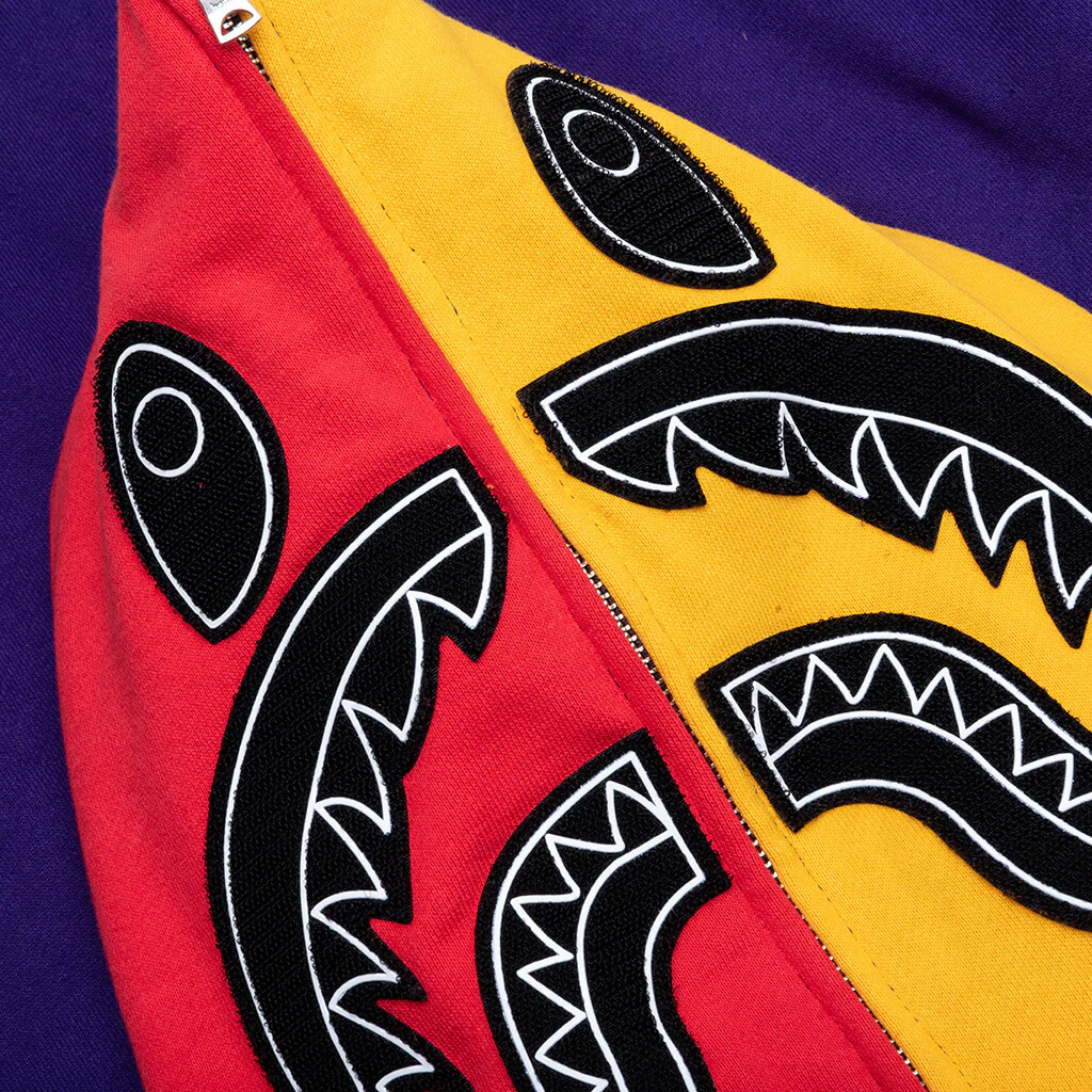 Shark Full Zip Hoodie US - Navy - Image 5
