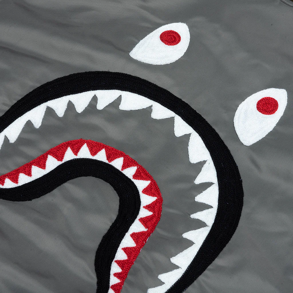 Shark Ma-1 - Olive Drab - Image 3
