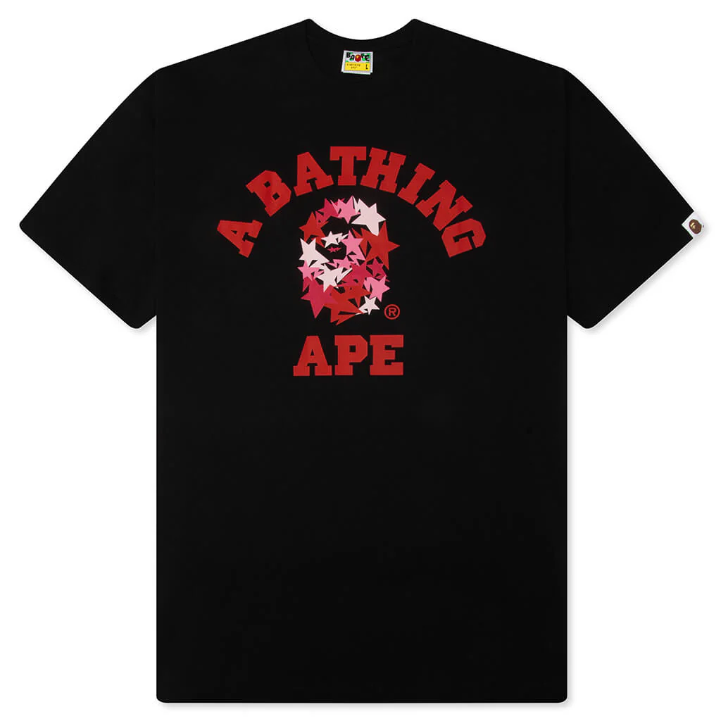 STA College Relaxed Fit Tee - Black