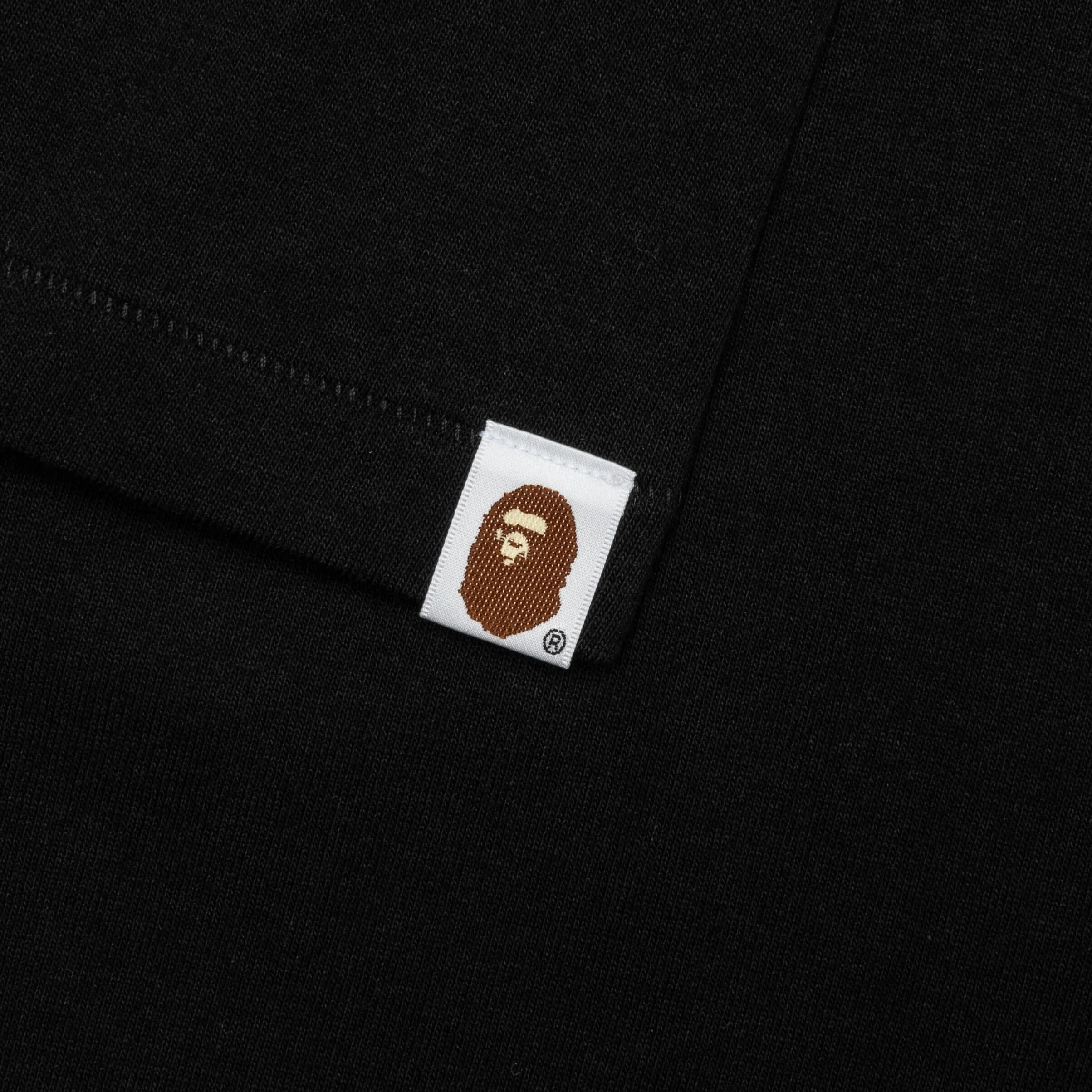 STA Houndstooth Ape Head Tee - Black/Black - Image 4