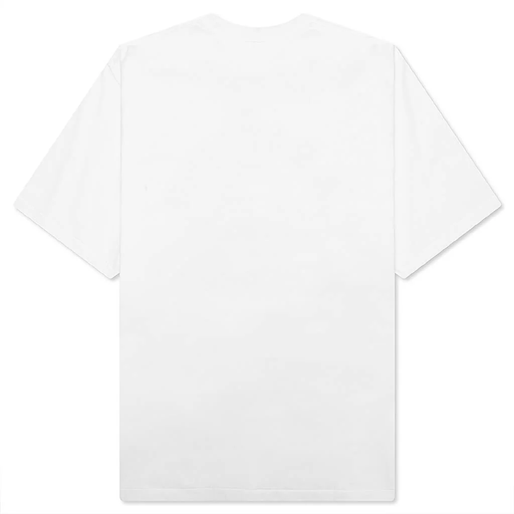 STA Houndstooth Ape Head Tee - White/Black - Image 2
