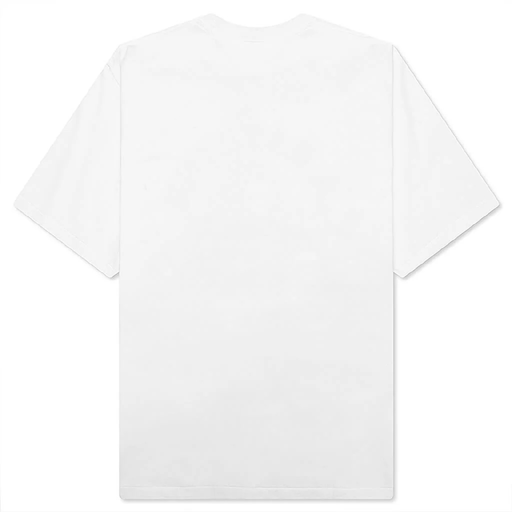 STA Houndstooth Ape Head Tee - White/Brown - Image 2