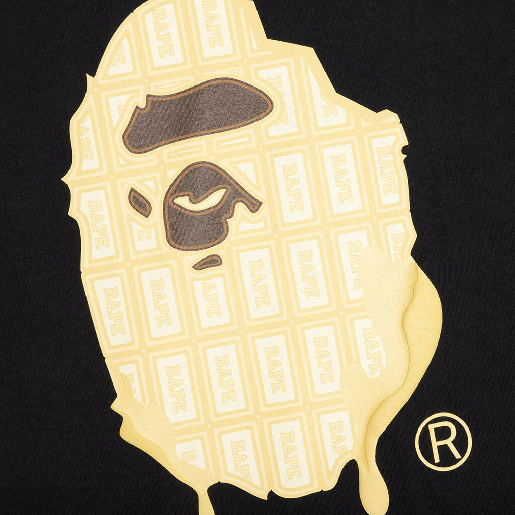 Valentine Chocolate Ape Head Tee - Black - Image 3