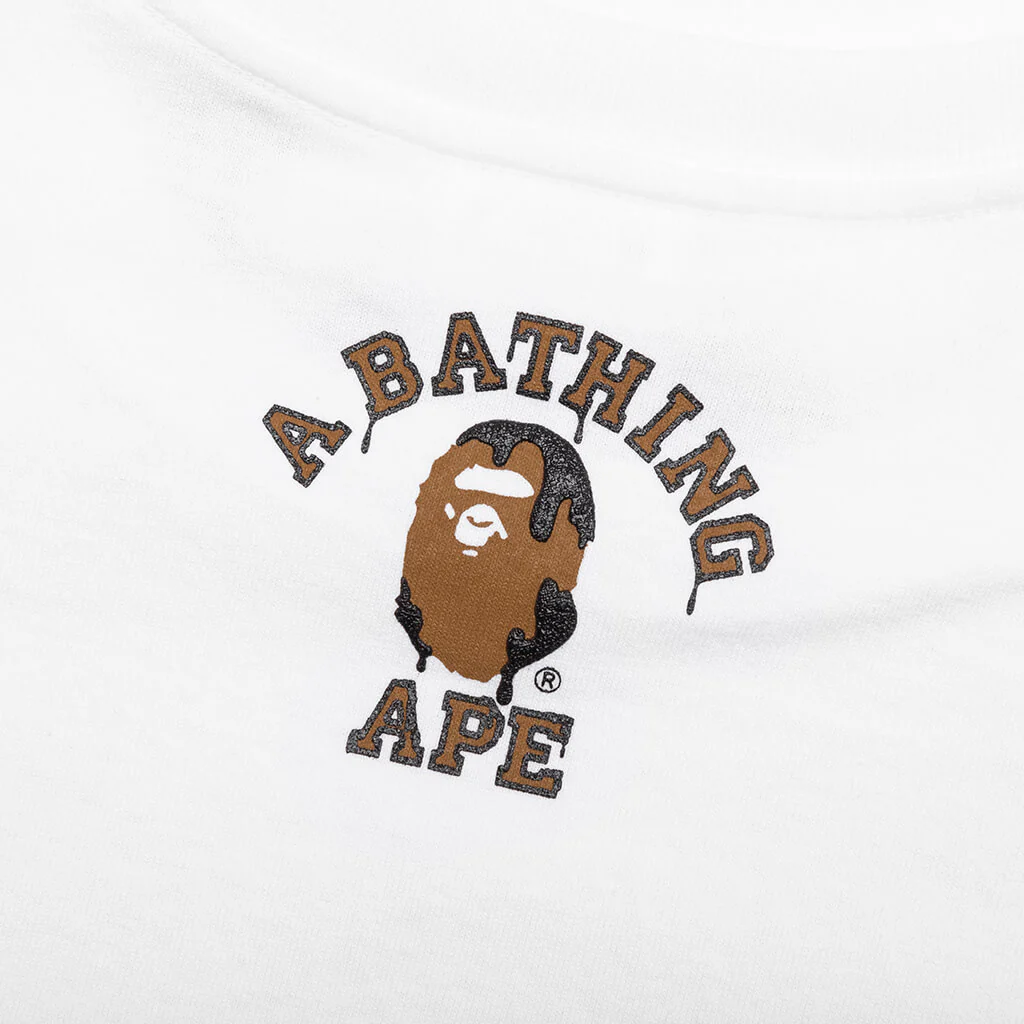 Valentine Chocolate Ape Head Tee - White - Image 4