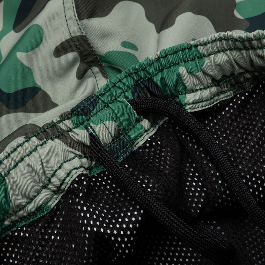 Woodland Camo Beach Shorts - Olive Drab - Image 5