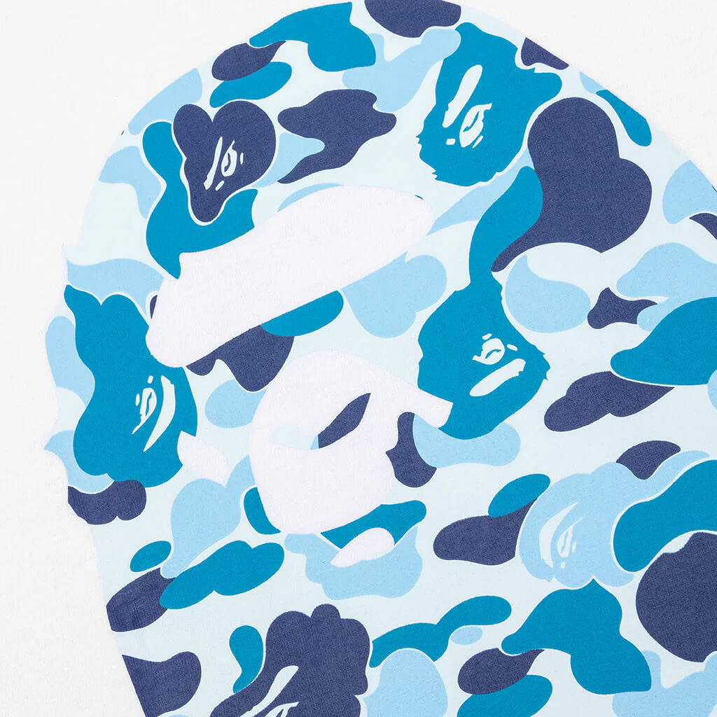 ABC Camo By Bathing Ape Tee - White/Blue - Image 3