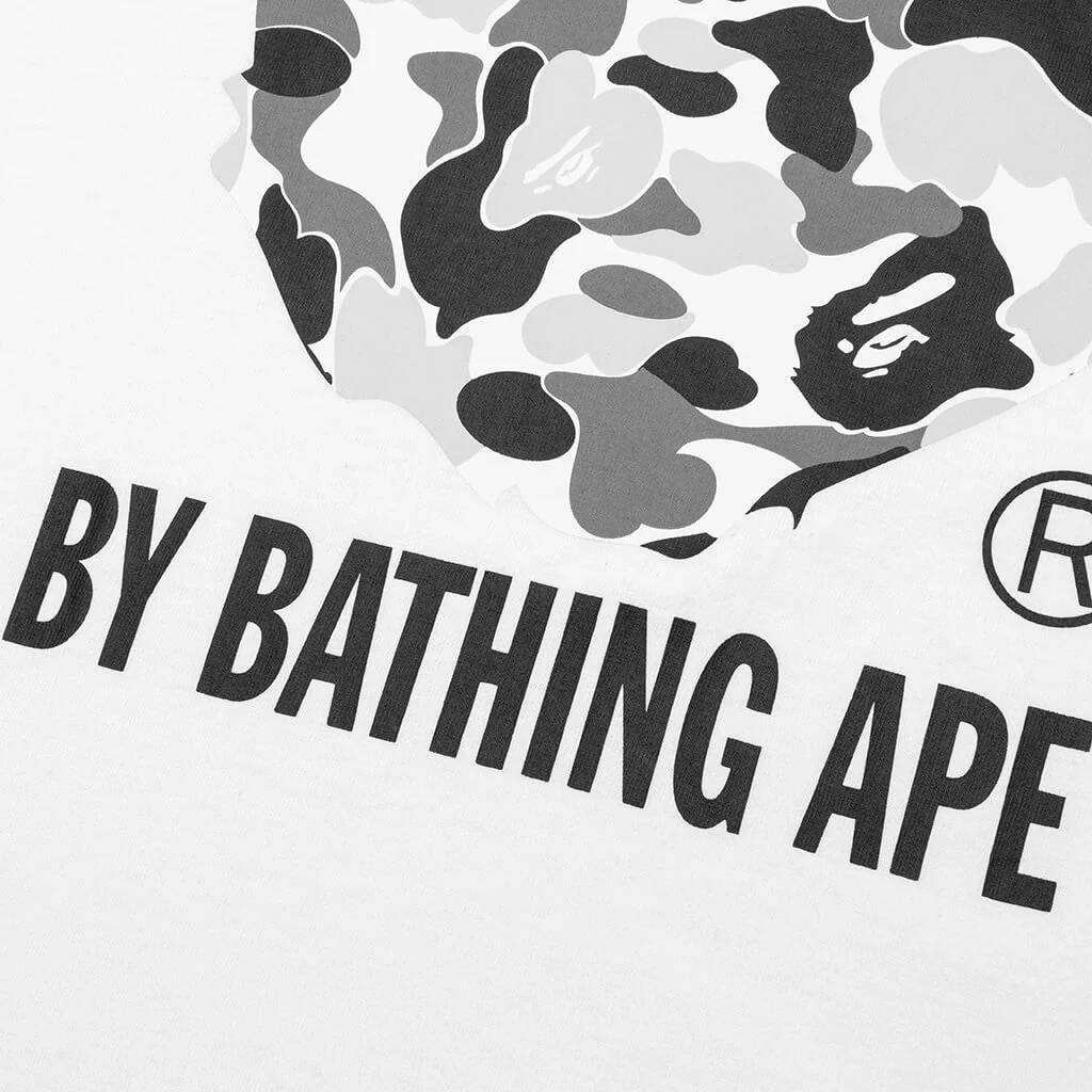 ABC Camo By Bathing Ape Tee - White/Grey - Image 3