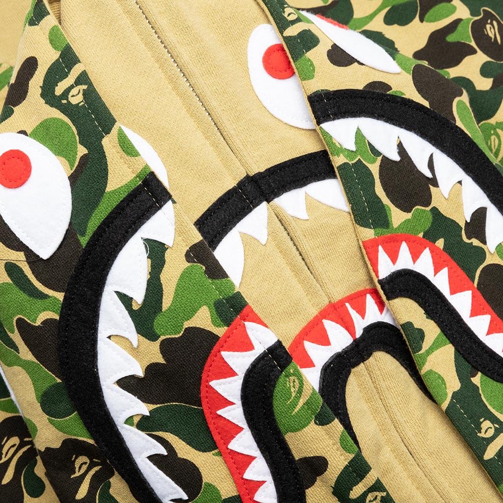 Abc Camo Double Shark Full Zip Hoodie - Green - Image 4