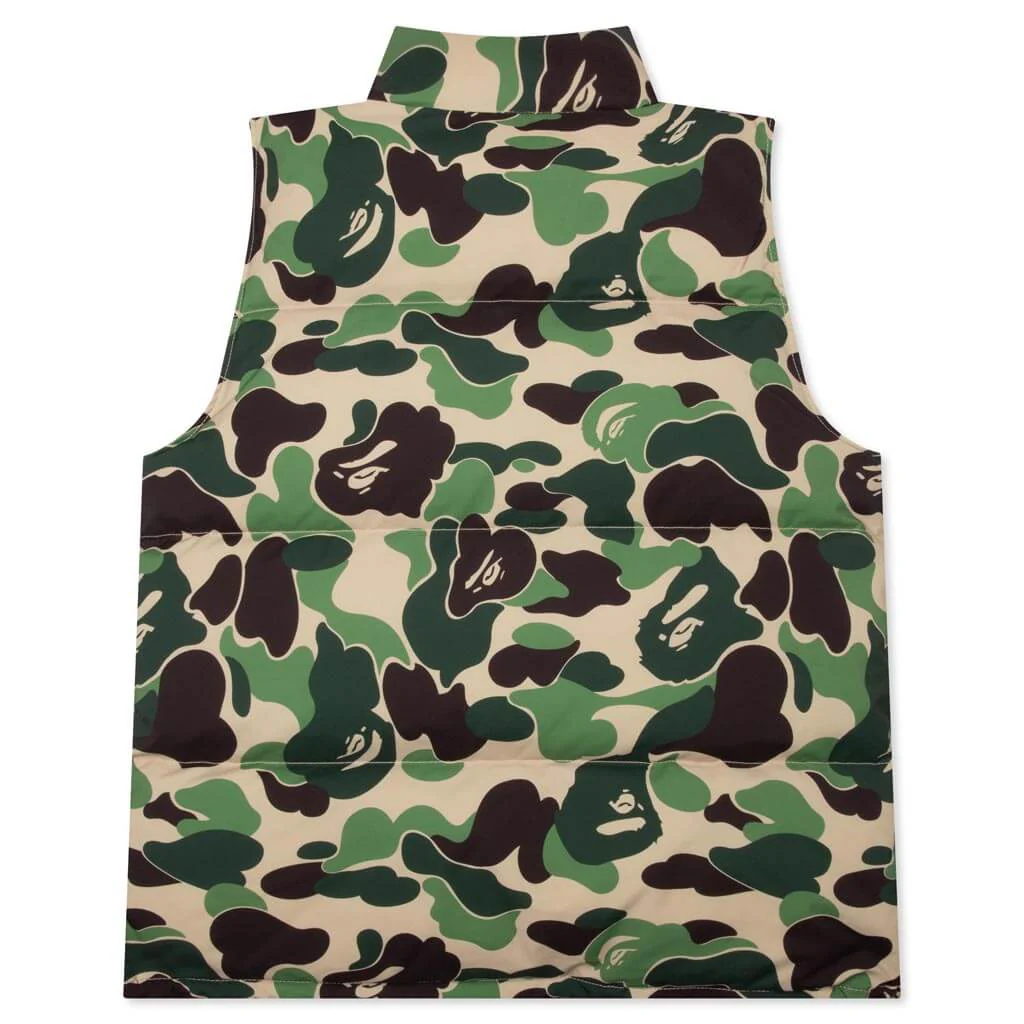Abc Camo Reversible Down Vest - Green - Image 2
