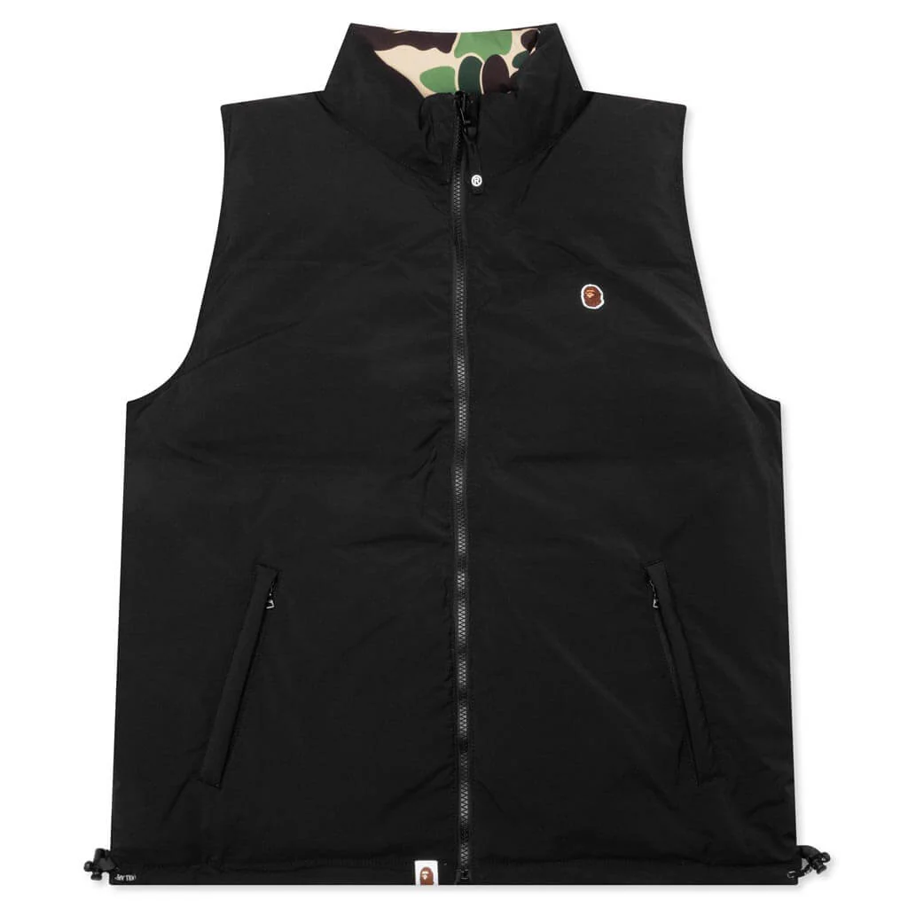 Abc Camo Reversible Down Vest - Green - Image 3