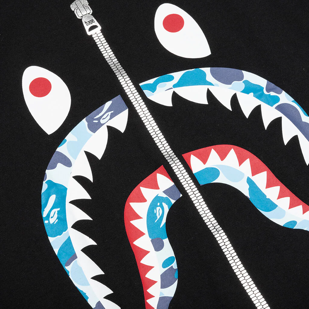 ABC Camo Shark Tee - Black/Blue - Image 3