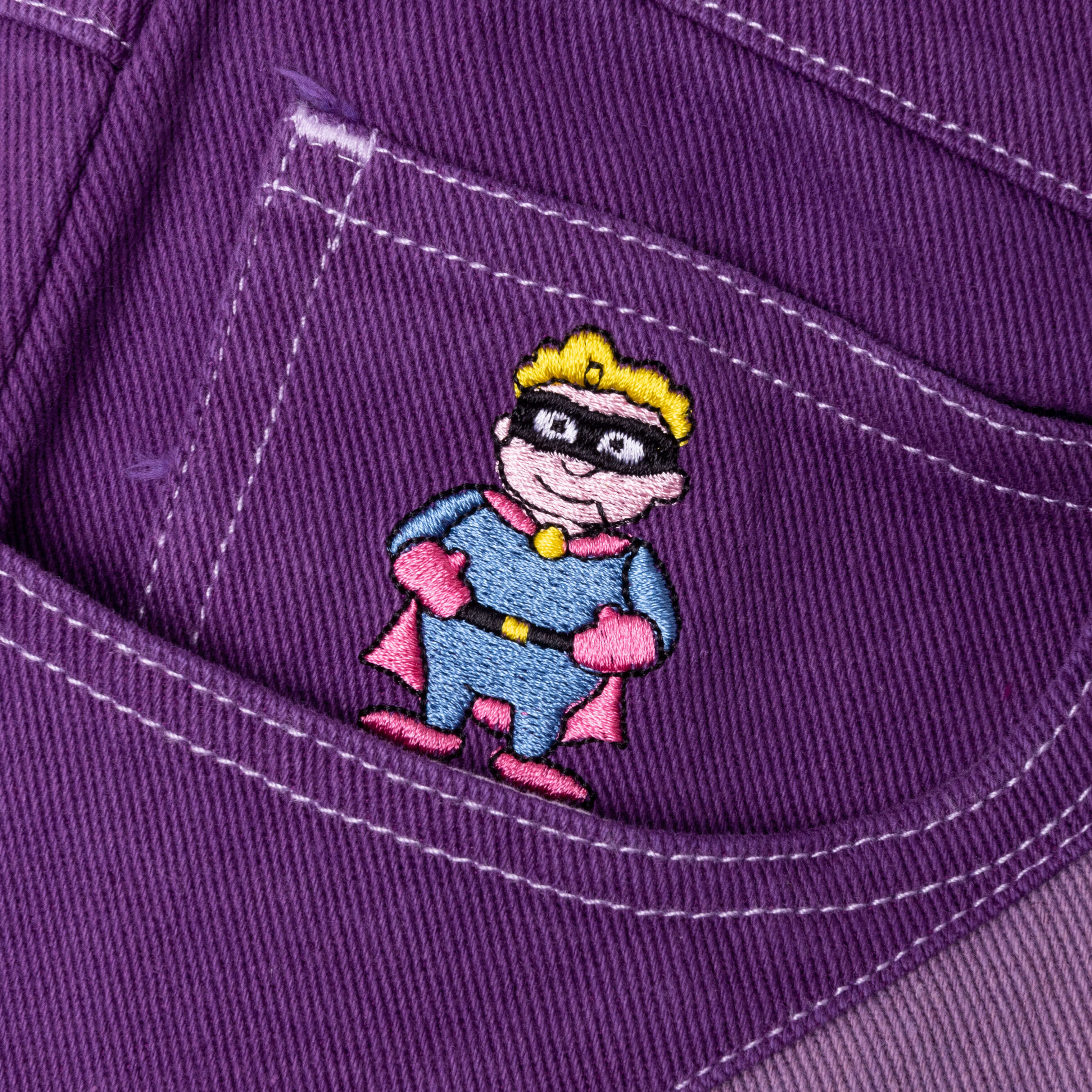 Abstract Wave Pants - Purple - Image 3