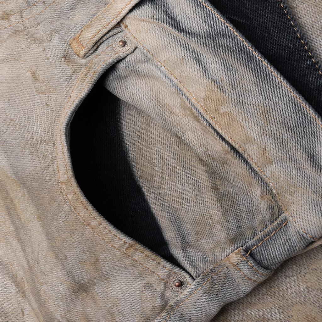 1981 U Klondike Loose Fit Jeans - Sand Beige - Image 4