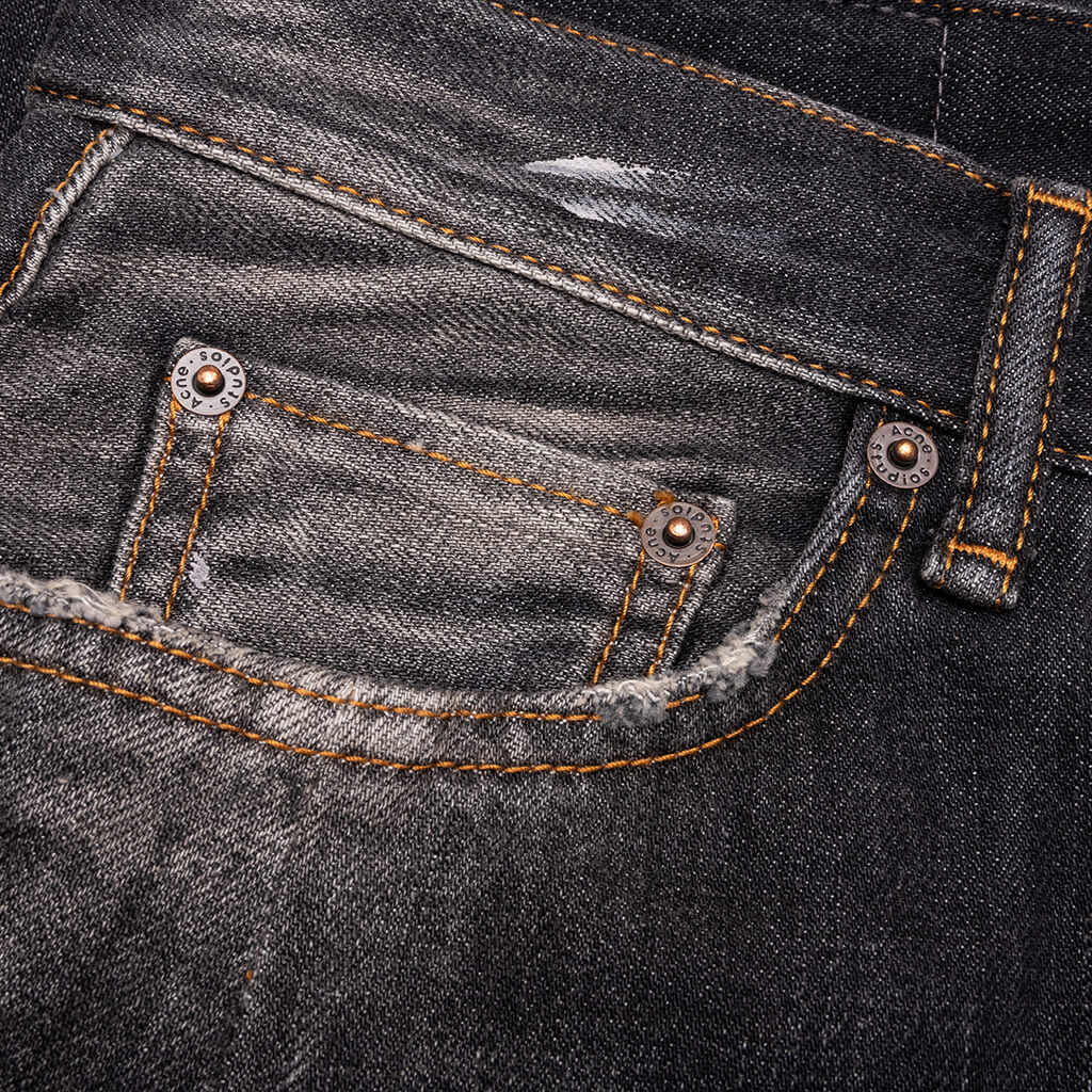 2006M Black Trafalgar Loose Fit Jeans - Black - Image 4