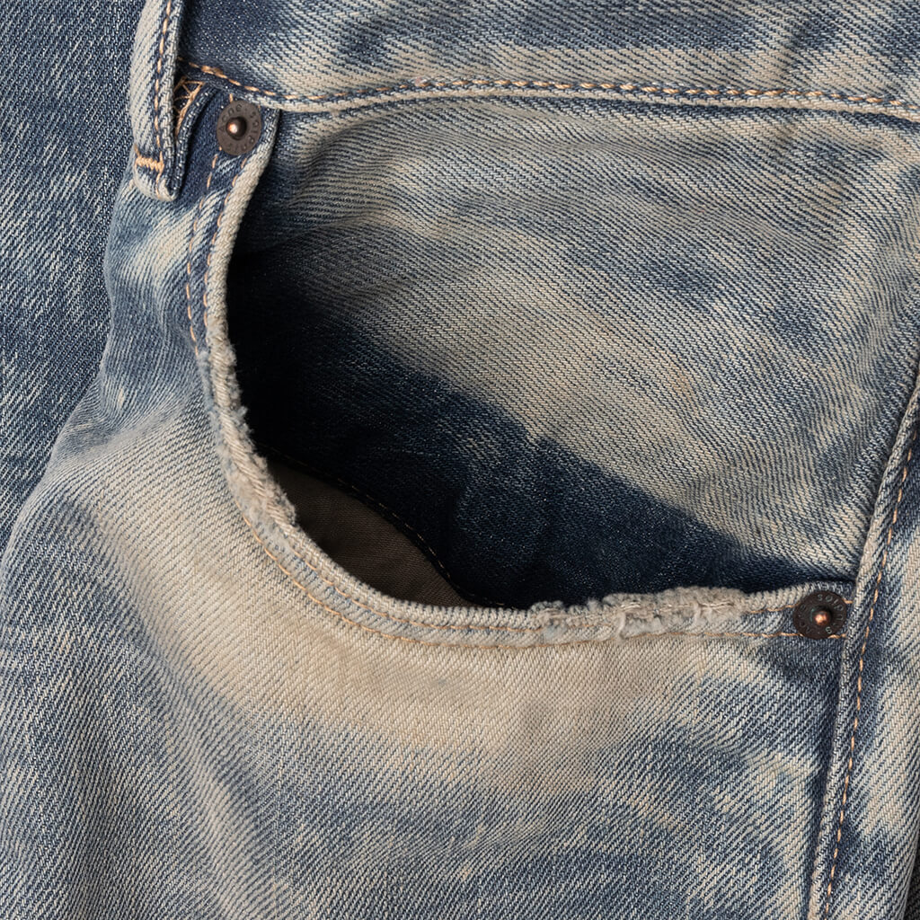 2021M Goldmine Regular Fit Jeans - Mid Blue - Image 3
