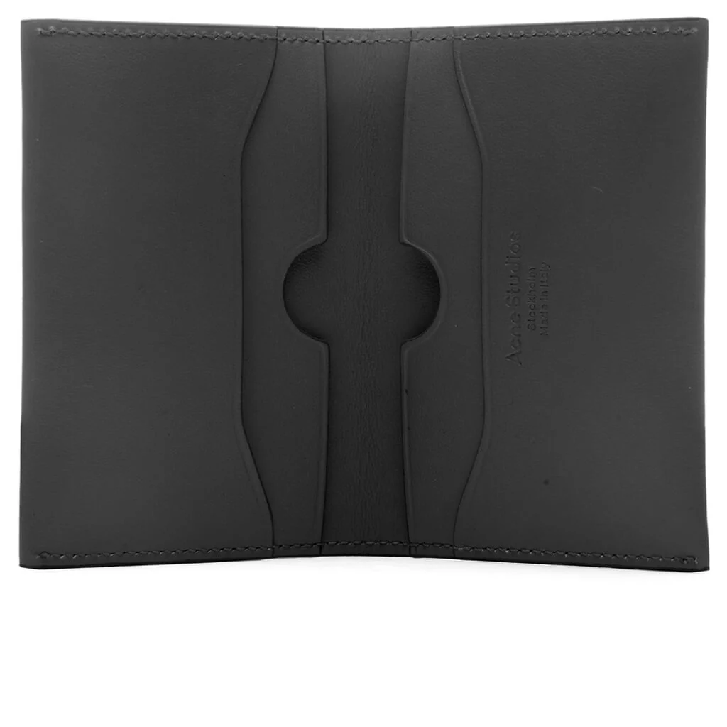 Folded Card Holder - Black - Image 2