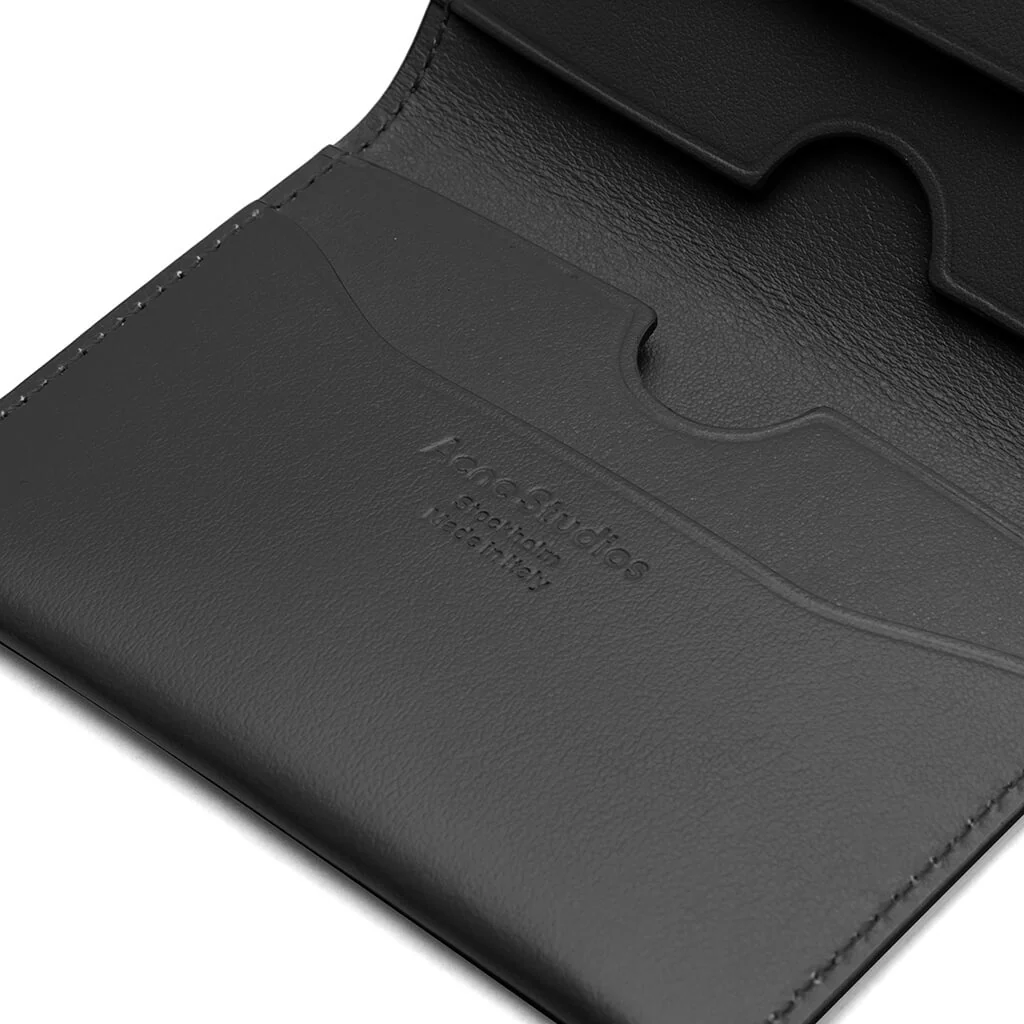 Folded Card Holder - Black - Image 3