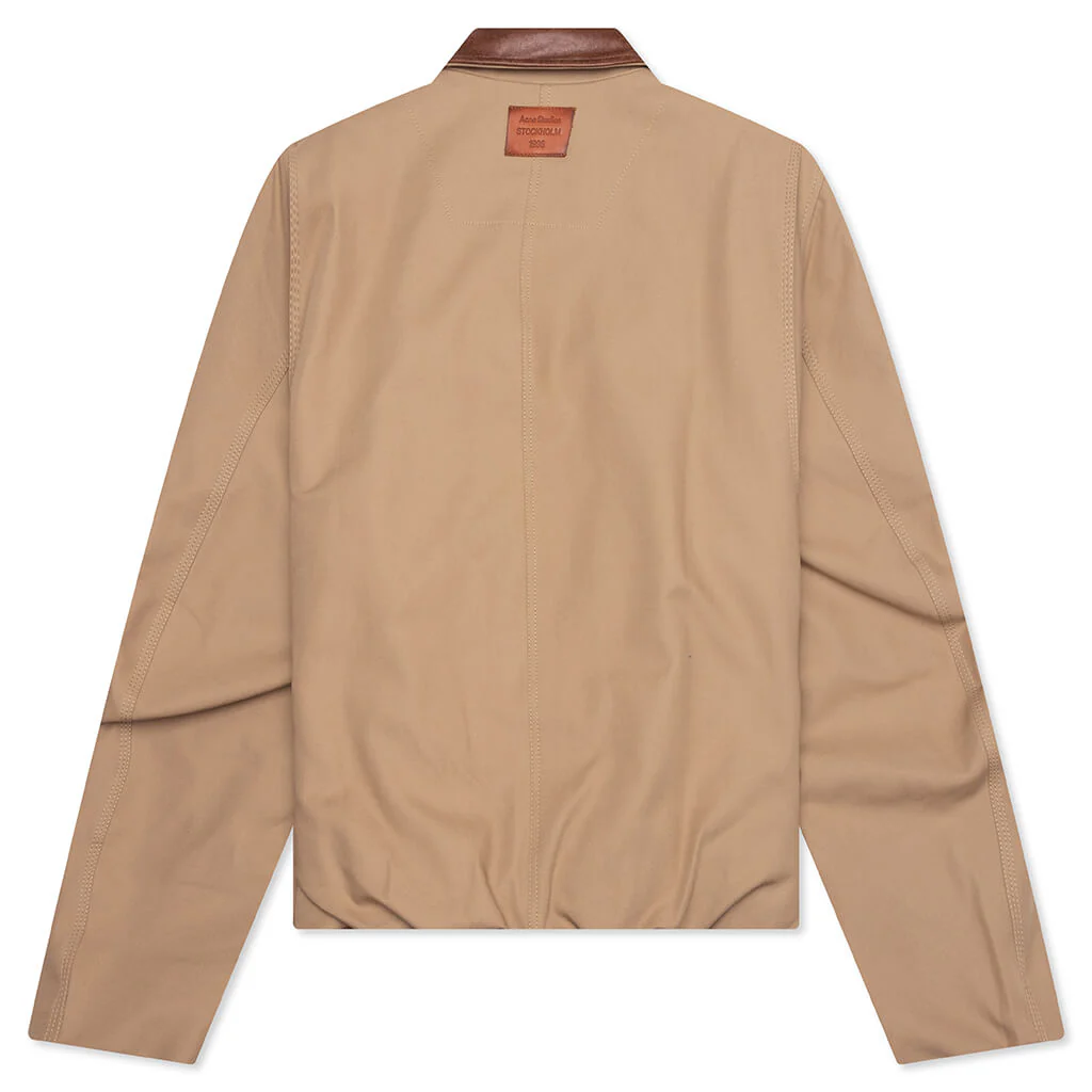 Twill Jacket - Khaki Beige - Image 2