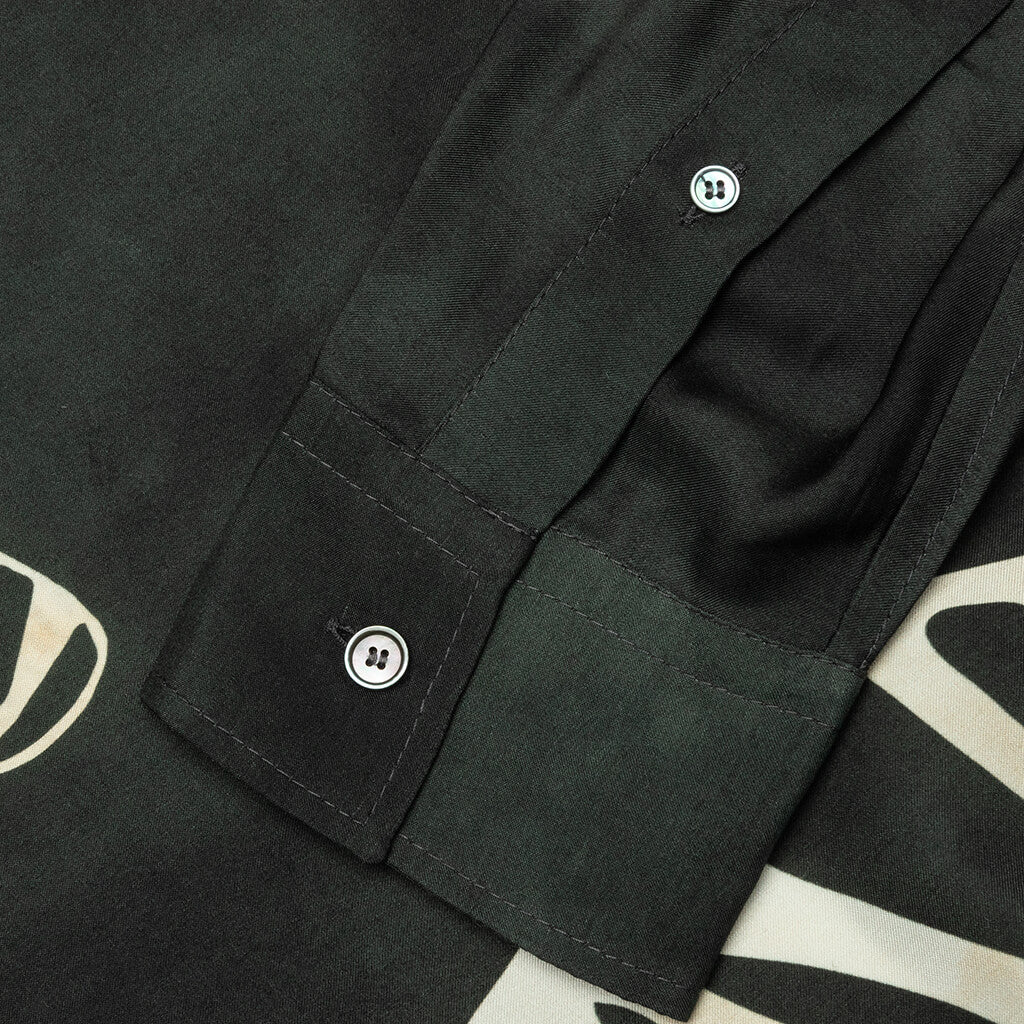 Floragatan Button Up Shirt - Black/White - Image 5