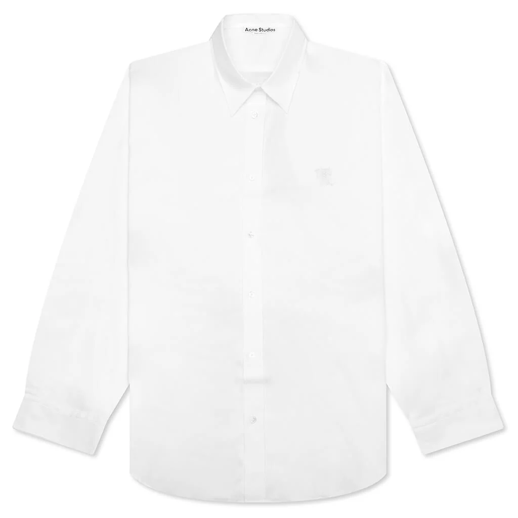 Button Up Shirt Fn-Mn-Shir000810 - White