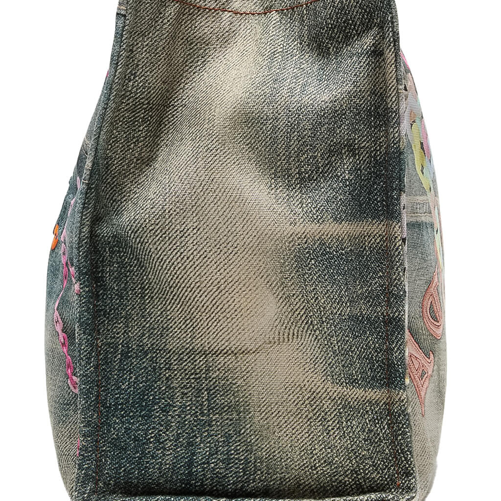 Logo Shoulder Tote Bag Fn-Ux-Bags000189 - Mid Blue - Image 4