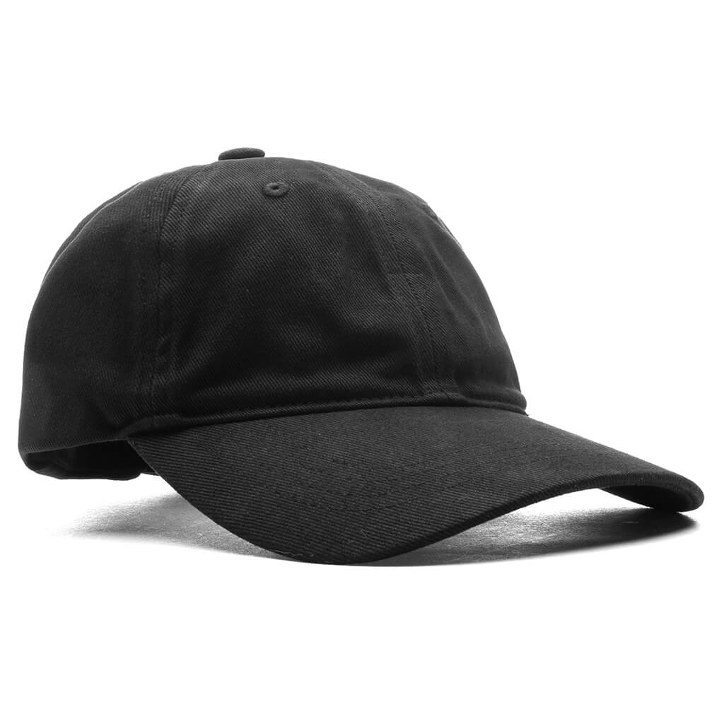 Embroidered Logo Baseball Cap - Black - Image 3