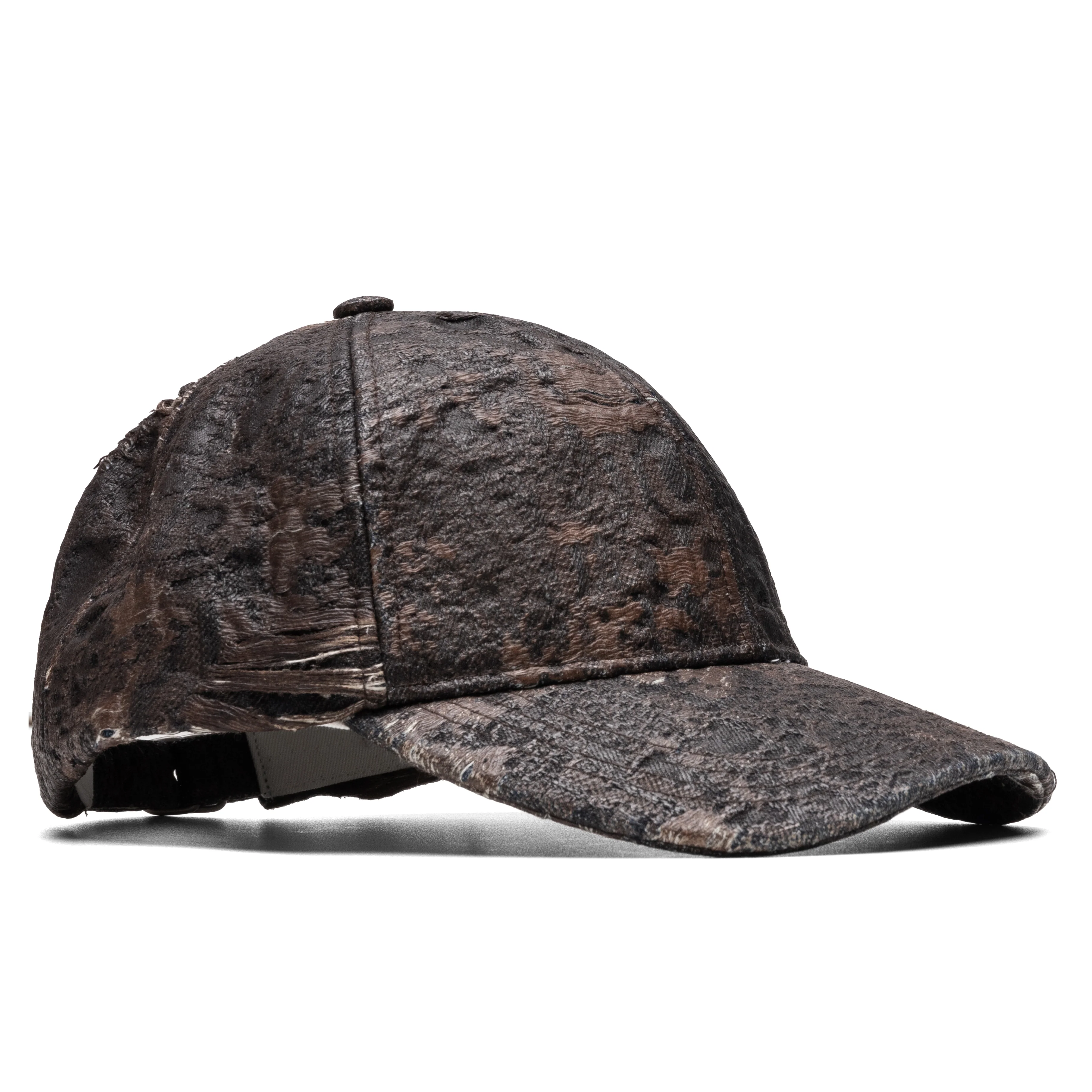 Distressed Monogram Cap - Brown - Image 3