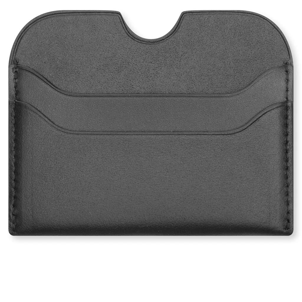 Slim Leather Card Holder Fn-Ux-Slgs000257 - Black - Image 2
