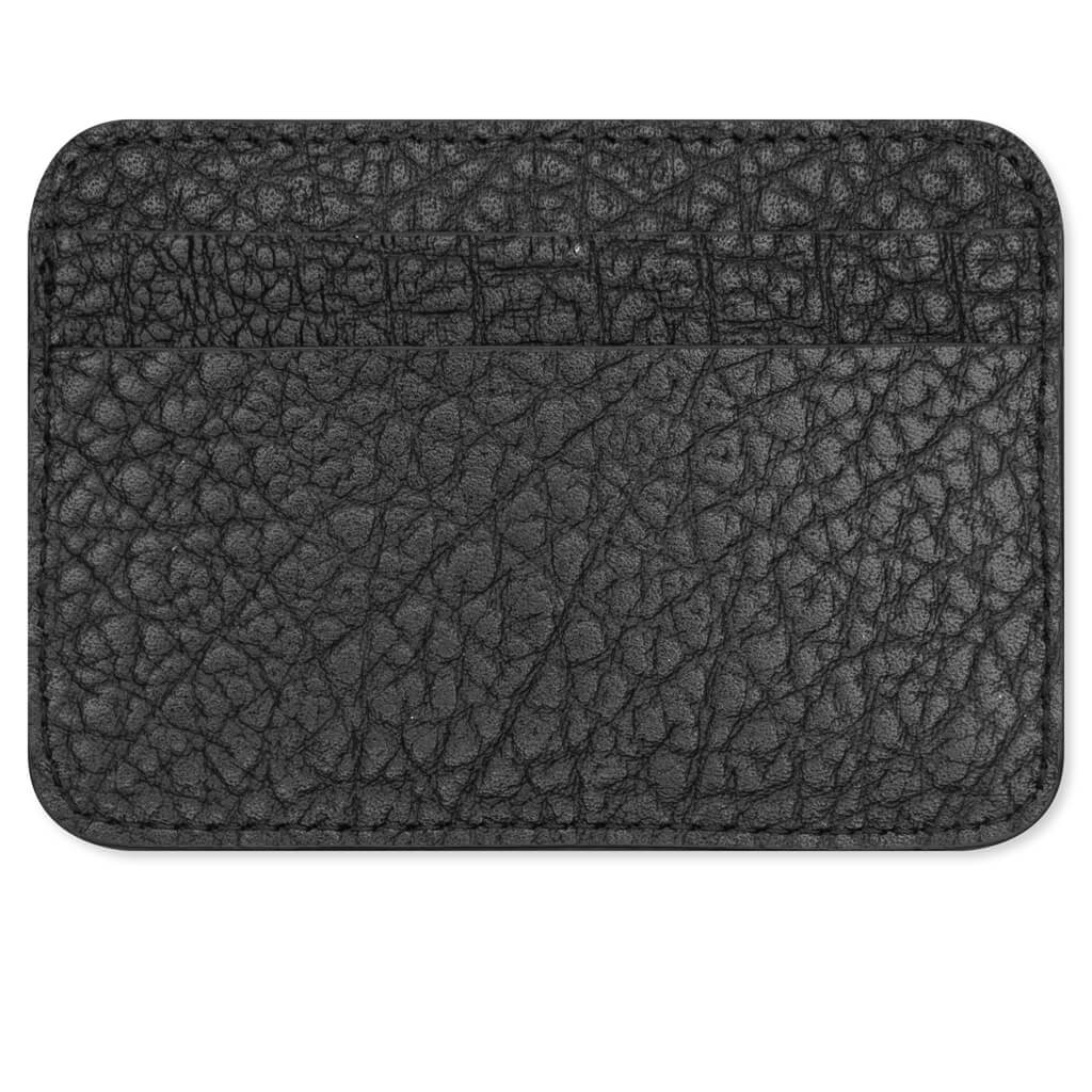 Embossed Logo Card Holder Fn-Ux-Slgs000275 - Black - Image 2