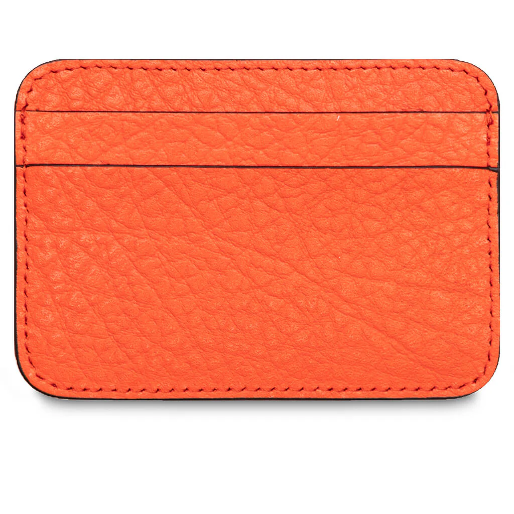 Leather Card Holder Fn-Ux-Slgs000275 - Bright Orange - Image 2