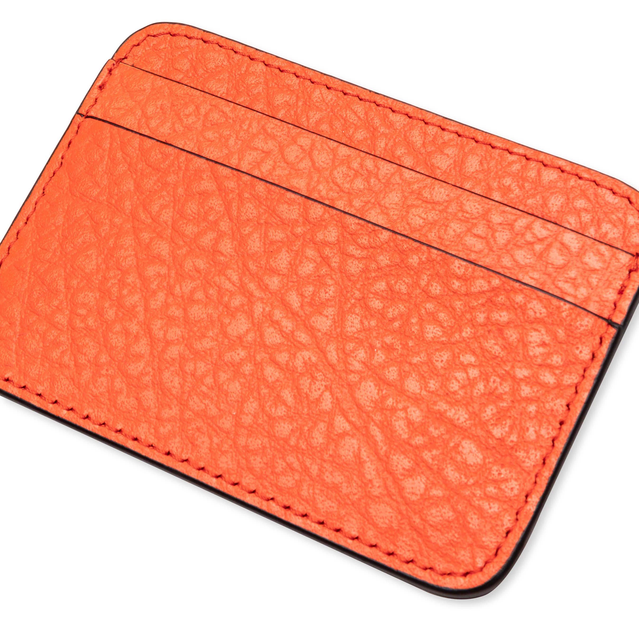 Leather Card Holder Fn-Ux-Slgs000275 - Bright Orange - Image 4