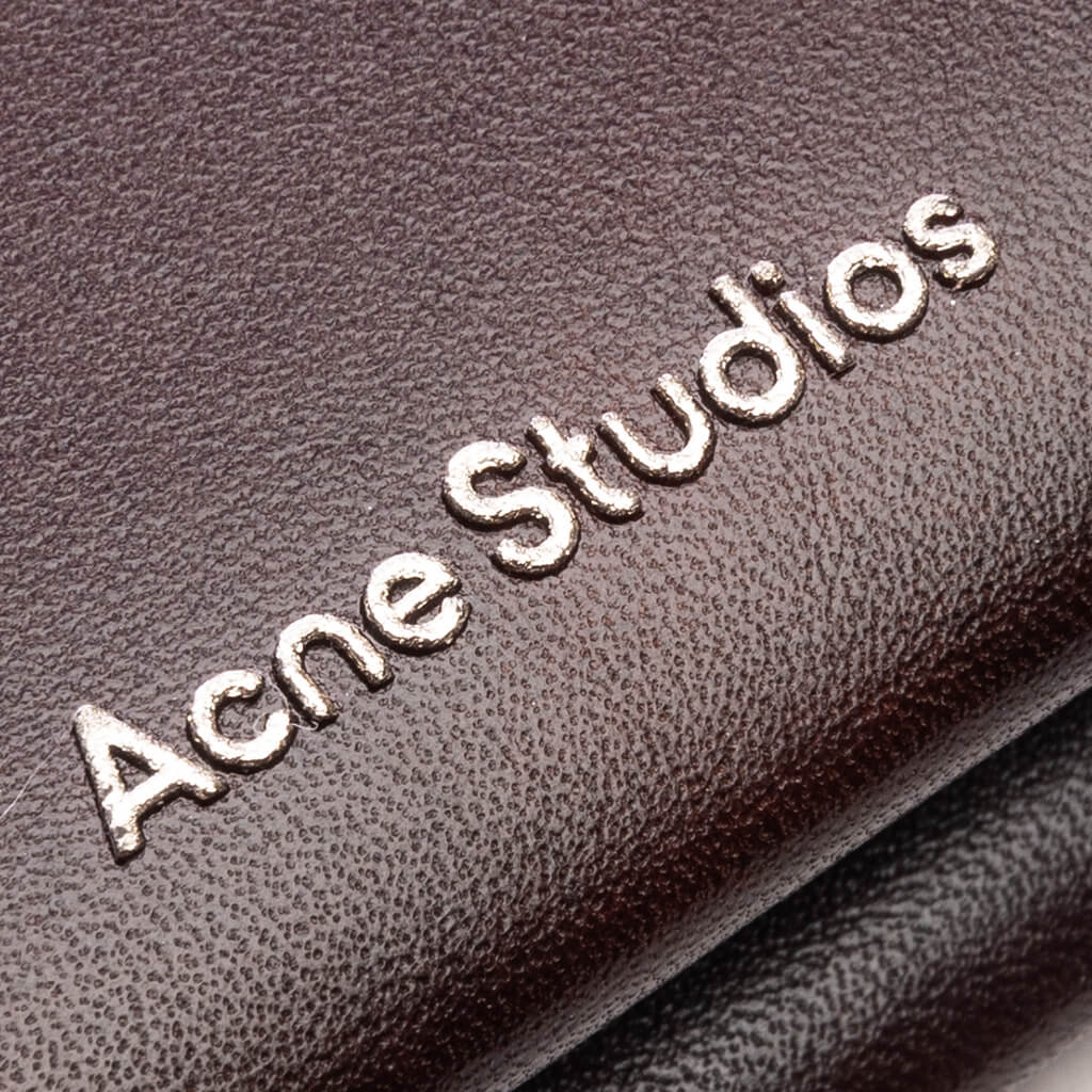 Folded Leather Wallet - Dark Brown - Image 3