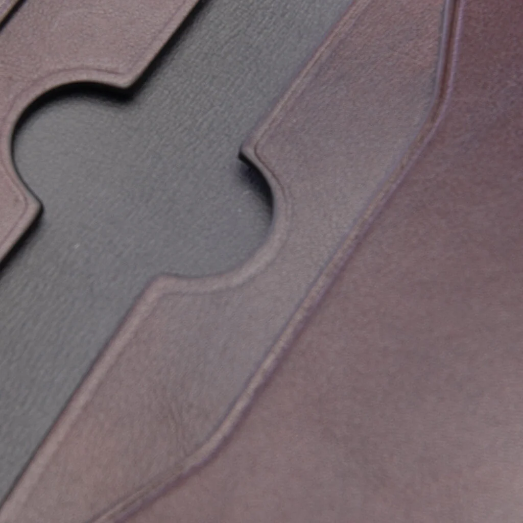 Folded Leather Wallet - Dark Brown - Image 5