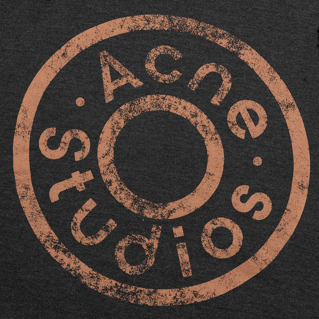 Sweater Printed Logo - Black Melange - Image 4
