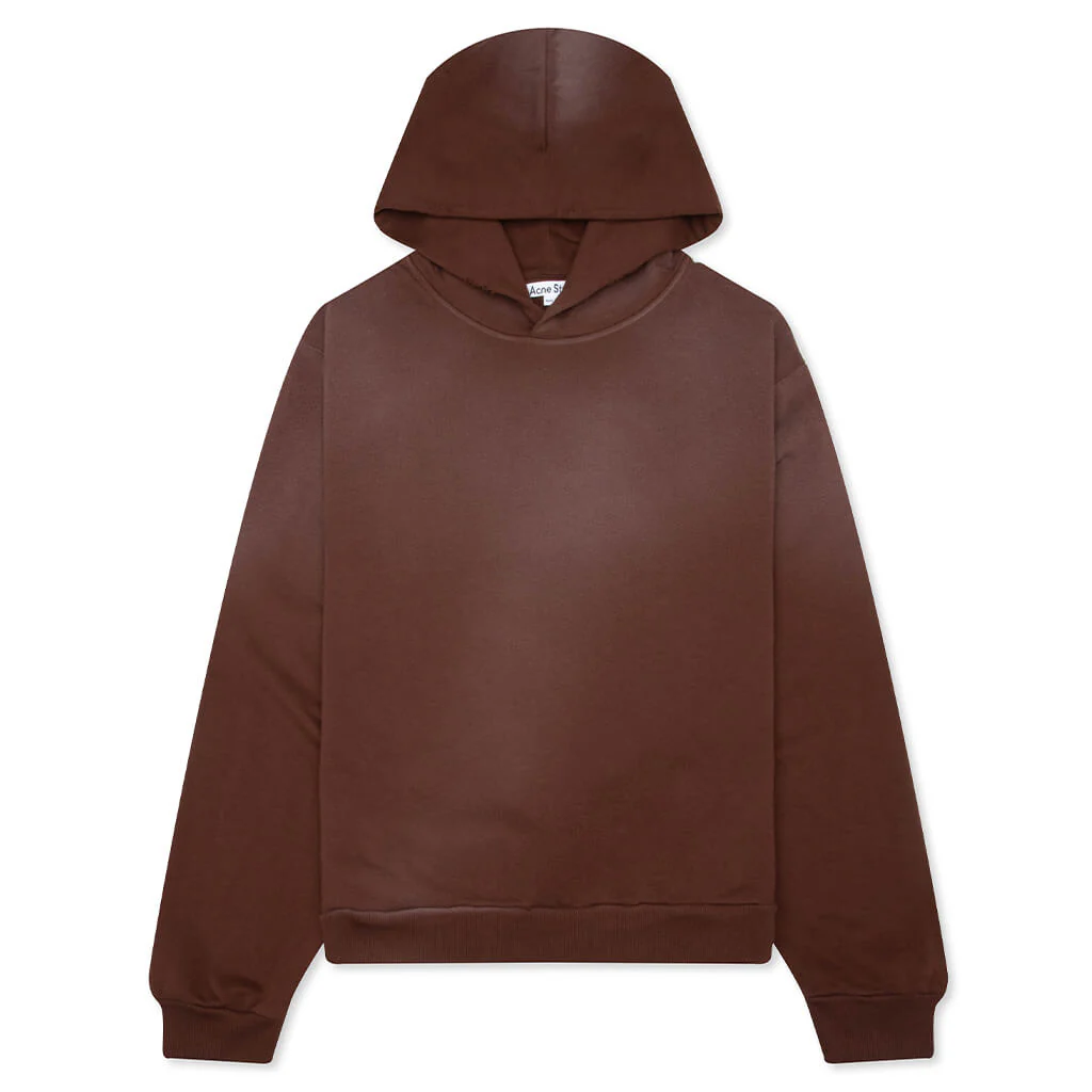 Logo Hooded Sweater - Chocolate Brown