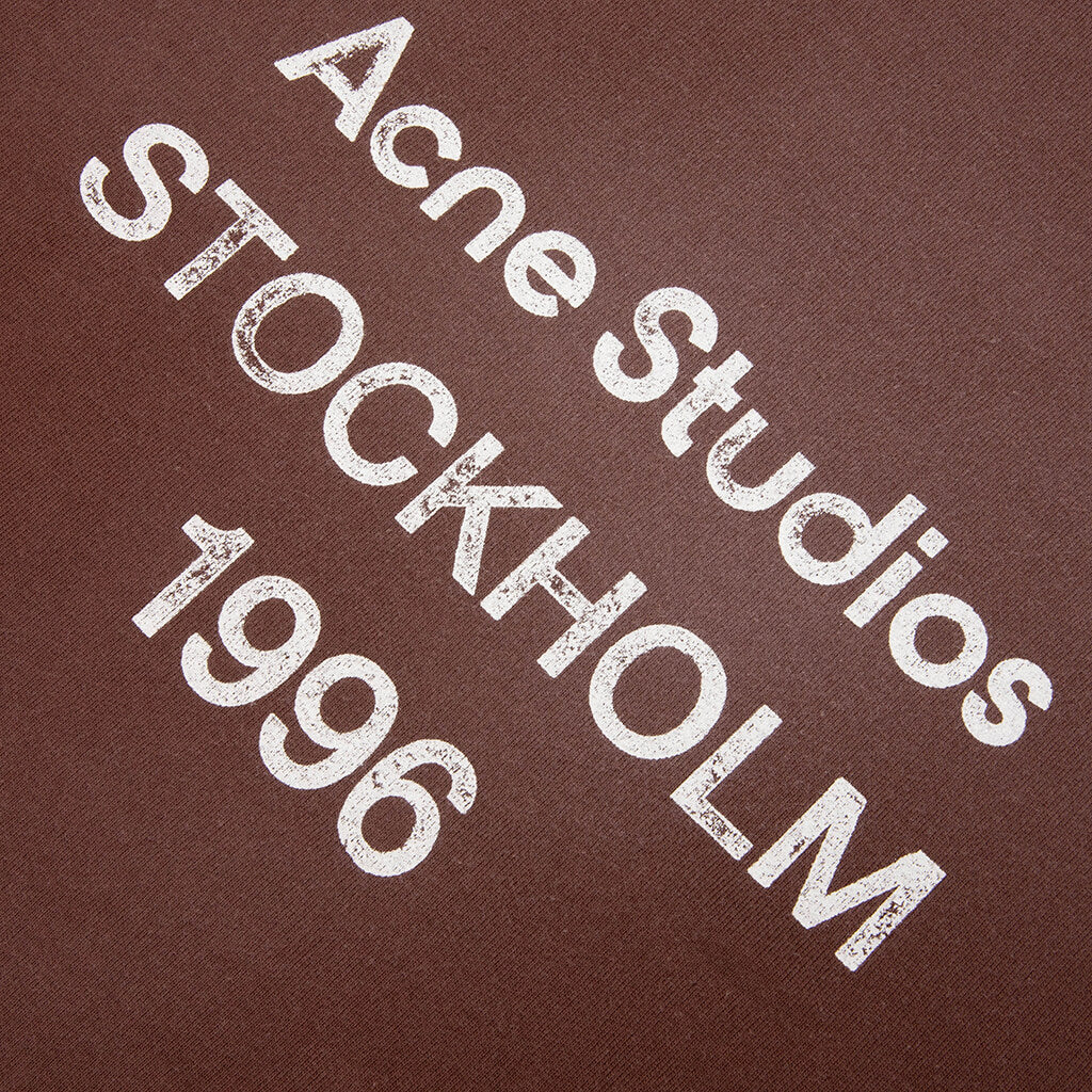 Logo Hooded Sweater - Chocolate Brown - Image 5