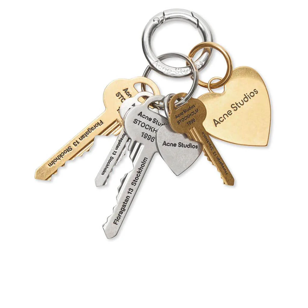 Keys Keyring - Gold/Silver